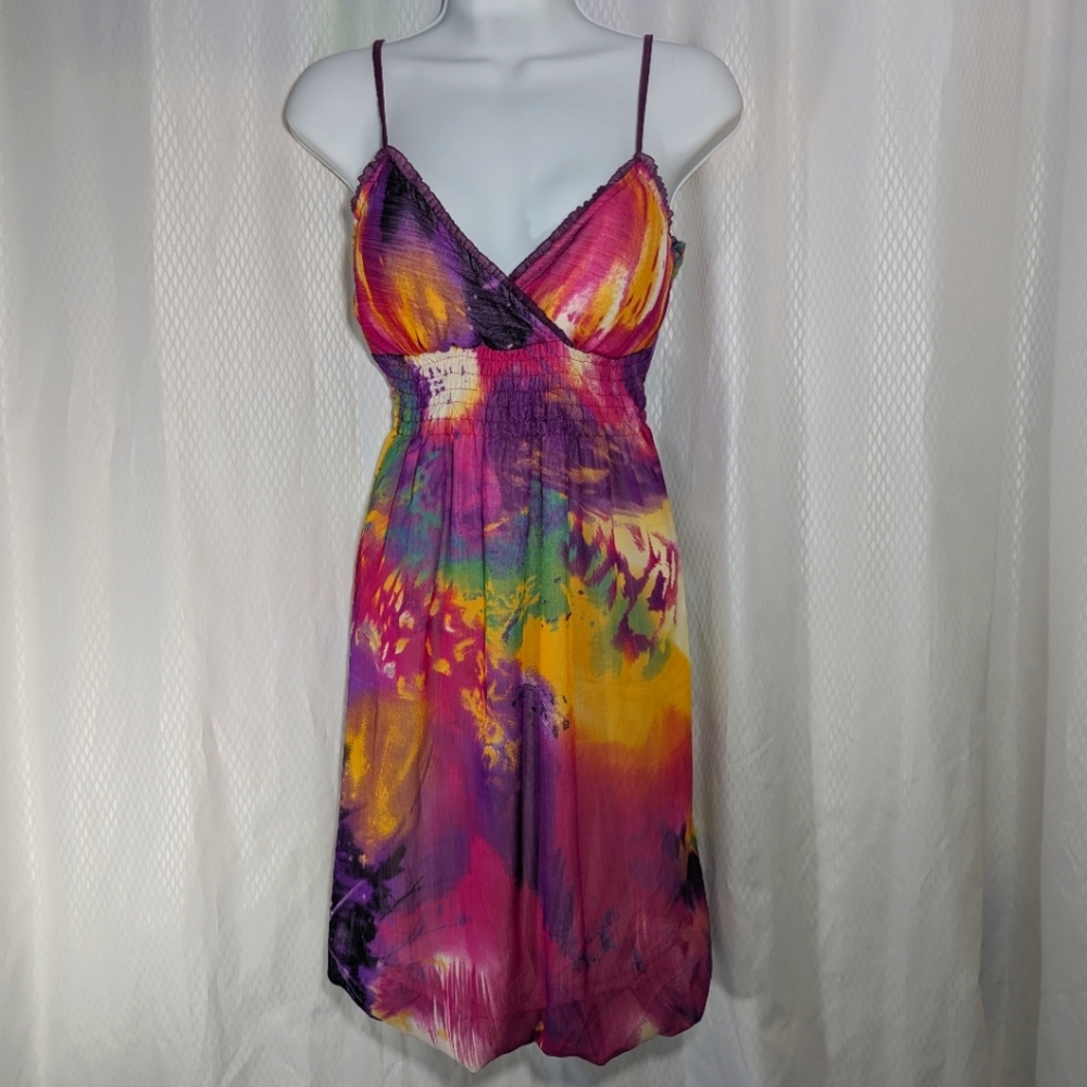 New Glory Colorful Summer Slipdress, Size S